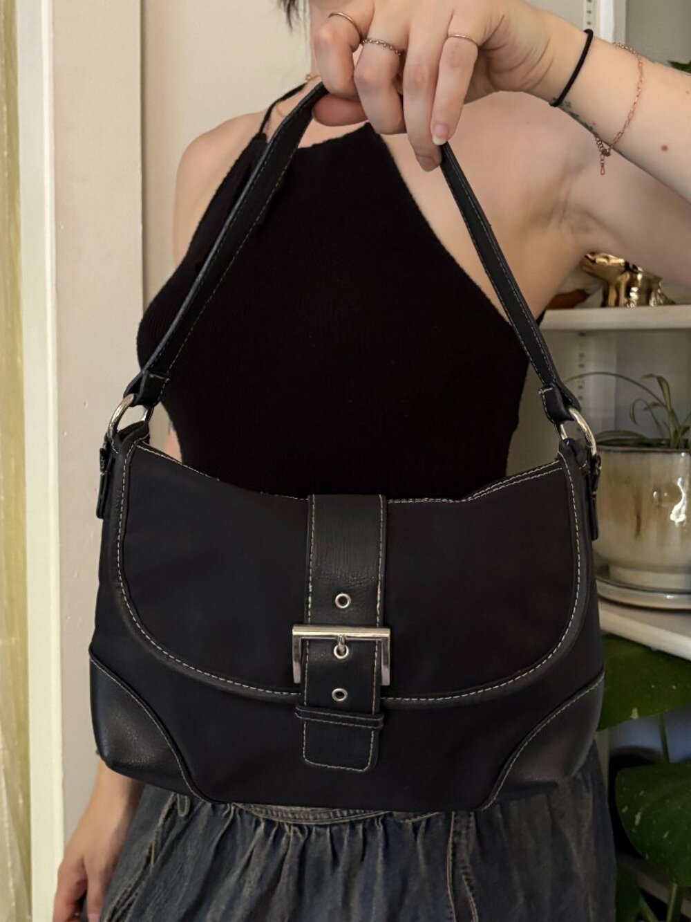Vintage Victoria's Secret Black Purse